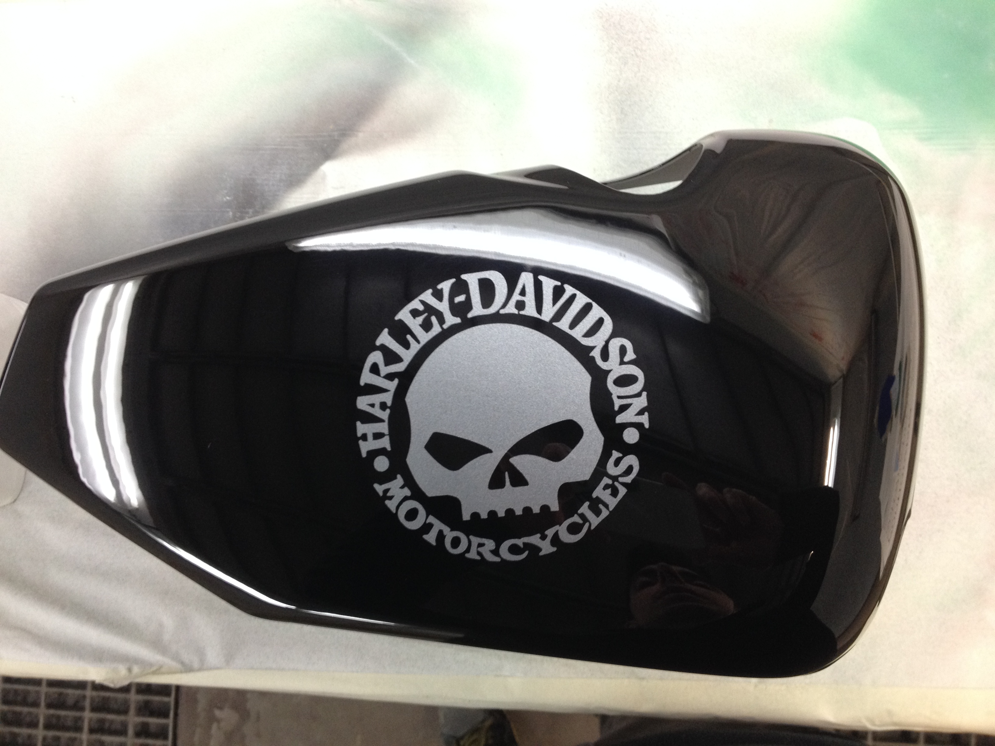 Harley Davidson Skull by GARAJEK