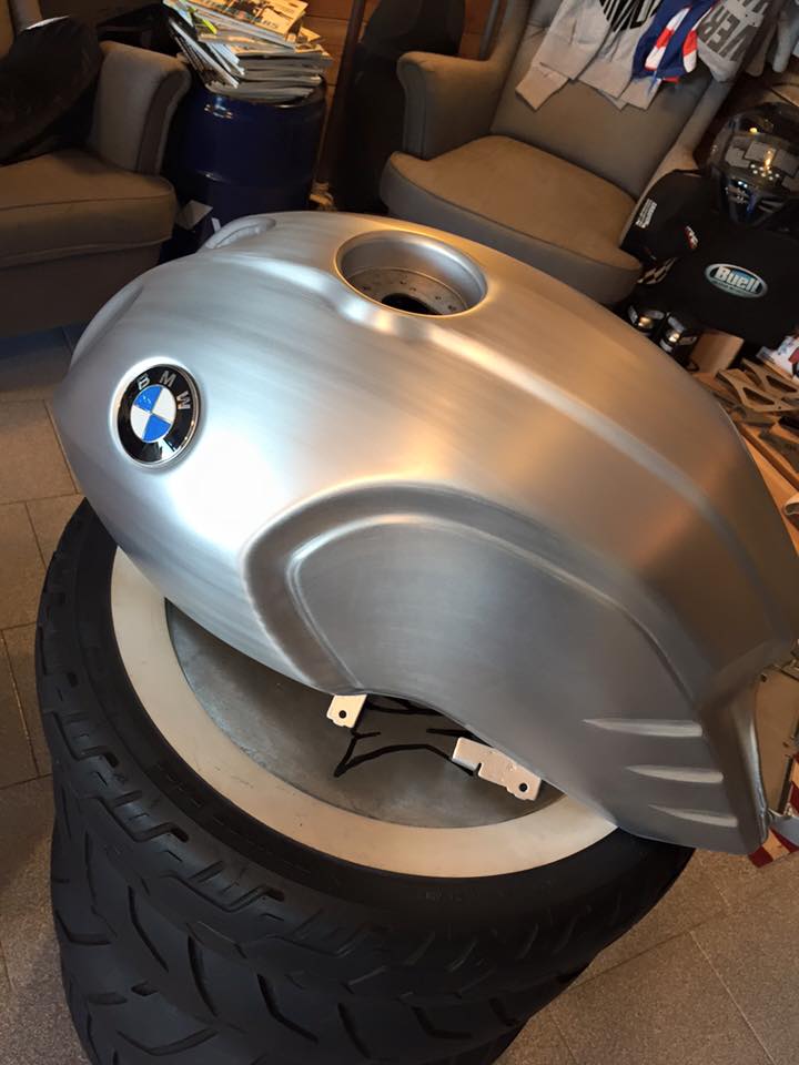 BMW NineT brushed steel